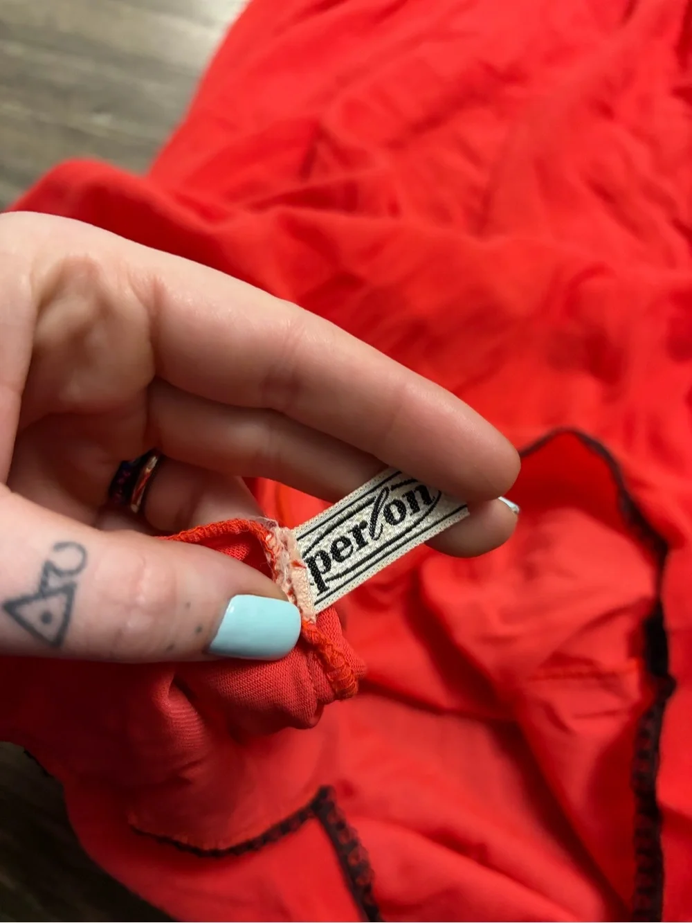 Perlon length fabric size